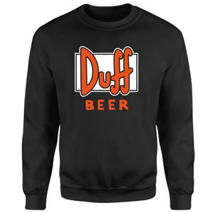 The Simpsons Duff Beer Logo Sweatshirt - Black