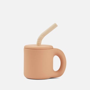 Liewood Jenna Cup with Straw - Tuscany Rose/Apple Blossom