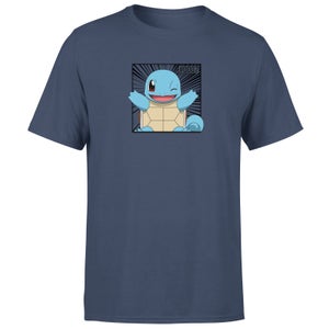 Pokémon Pokédex Squirtle #0007 T-Shirt da Uomo - Navy
