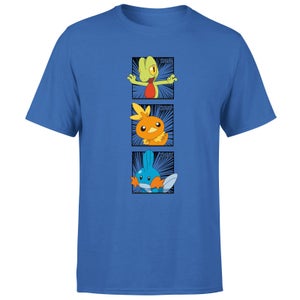 Pokemon Generation 3 Starters Men's T-Shirt - Blue
