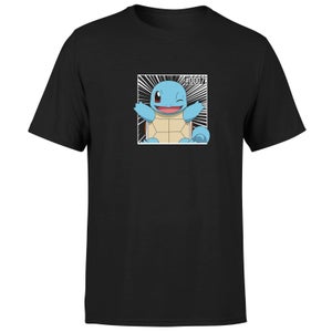 Pokémon Pokédex Squirtle #0007 Camiseta Hombre - Negro