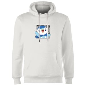 Pokemon Piplup Hoodie - White