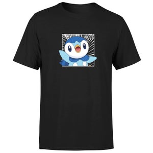Pokemon Piplup Men's T-Shirt - Black