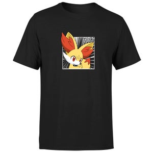 Pokemon Fennekin Men's T-Shirt - Black