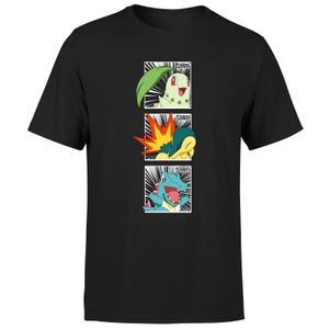 Pokemon Generation 2 Intro Men's T-Shirt - Black