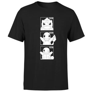 Pokemon Generation 1 Monochrome Starters Men's T-Shirt - Black