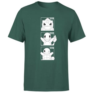 Pokemon Generation 1 Monochrome Starters Men's T-Shirt - Green