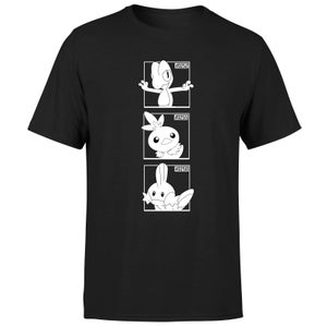 Pokemon Generation 3 Monochrome Starters Men's T-Shirt - Black