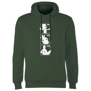 Pokemon Generation 3 Monochrome Starters Hoodie - Green