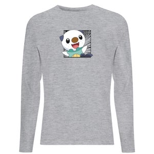 Pokemon Oshawott Men's Long Sleeve T-Shirt - Grey