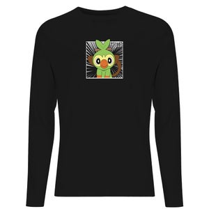 Pokemon Grookey Men's Long Sleeve T-Shirt - Black