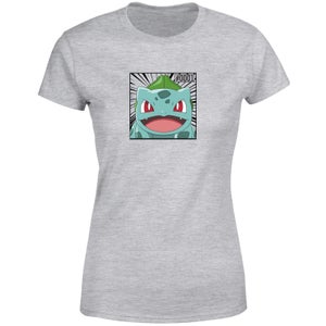 Pokémon Pokédex Bulbasaur #0001 Women's T-Shirt - Grey