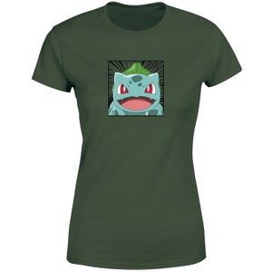 Pokémon Pokédex Bulbasaur #0001 Women's T-Shirt - Green