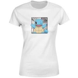 Pokémon Pokédex Schiggy #0007 Frauen T-Shirt - Weiß