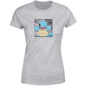 Pokémon Pokédex Schiggy #0007 Frauen T-Shirt - Grau