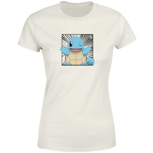 Pokémon Pokédex Squirtle #0007 Women's T-Shirt - Cream