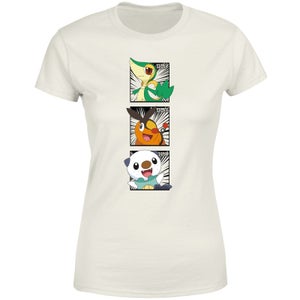 Pokemon Generation 5 Starters Women's T-Shirt - Cream