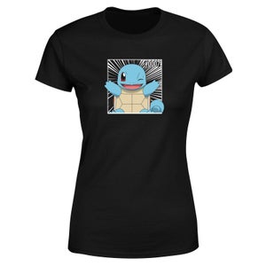Pokémon Pokédex Schiggy #0007 Frauen T-Shirt - Schwarz
