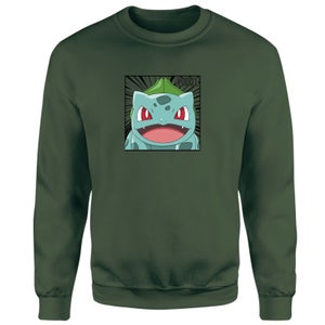 Pokémon Pokédex Bulbasaur #0001 Felpa - Verde
