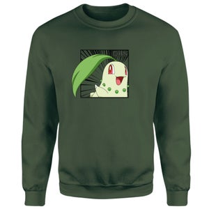 Pokemon Chikorita Sweatshirt - Green