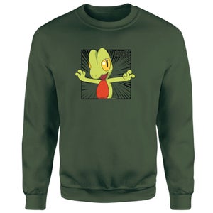 Pokemon Treecko Sweatshirt - Green