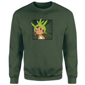 Pokemon Chespin Sweatshirt - Green