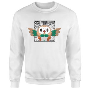 Pokemon Rowlet Sweatshirt - White