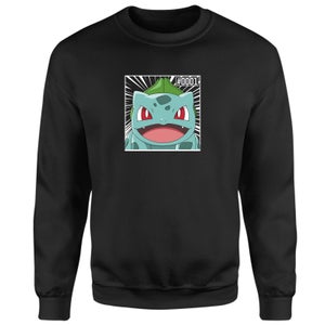Pokémon Pokédex Bulbasaur #0001 Felpa - Nero