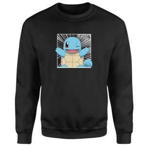 Pokémon Pokédex Schiggy #0007 Sweatshirt - Schwarz