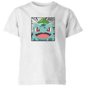 Pokémon Pokédex Bulbasaur #0001 Kids' T-Shirt - White