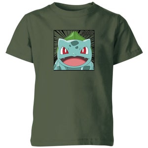 Pokémon Pokédex Bulbasaur #0001 T-Shirt per bambini - Verde