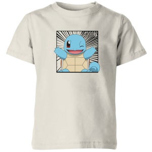 Pokémon Pokédex Schiggy #0007 Kinder T-Shirt - Creme