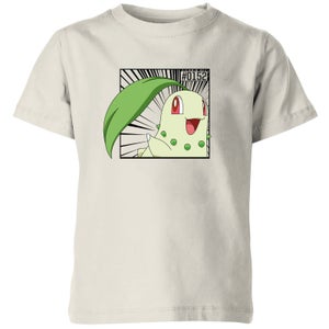 Pokemon Chikorita Kids' T-Shirt - Cream