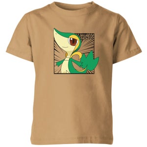 Pokemon Snivy Kids' T-Shirt - Tan
