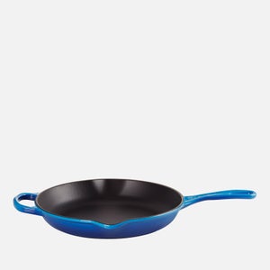 Le Creuset Signature Cast Iron Frying Pan - 23cm - Azure Blue