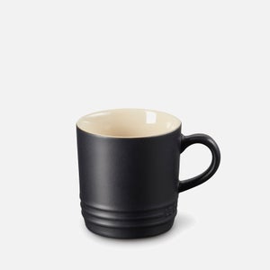 Le Creuset Stoneware Cappuccino Mug - 200ml - Satin Black