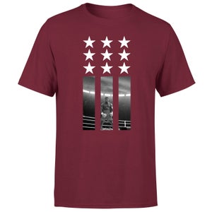 Creed Poster Stars Men's T-Shirt - Burgundy