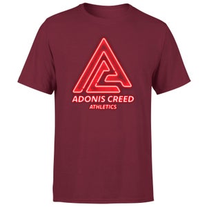 Creed Adonis Creed Athletics Neon Sign Men's T-Shirt - Burgundy