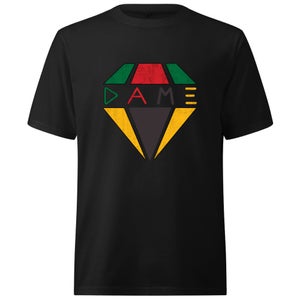 Creed DAME Diamond Logo Oversized Heavyweight T-Shirt - Black