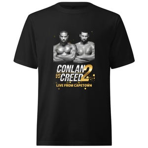 Creed Conlan Vs Creed 2 Poster Oversized Heavyweight T-Shirt - Black