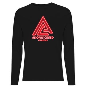 Creed Adonis Creed Athletics Neon Sign Men's Long Sleeve T-Shirt - Black