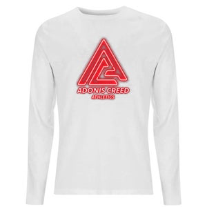 Creed Adonis Creed Athletics Neon Sign Men's Long Sleeve T-Shirt - White
