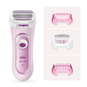 Silk-épil Lady Shaver 5-360 In Pink - 3-In-1