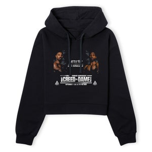 Creed Battle For Los Angeles Women's Cropped Hoodie - Black