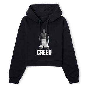 Creed Victory Women's Cropped Hoodie - Black