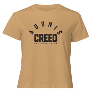 Creed Adonis Creed LA Women's Cropped T-Shirt - Tan