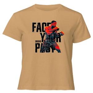 Creed Face Your Past Women's Cropped T-Shirt - Tan