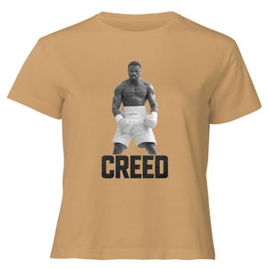 Creed Victory Women's Cropped T-Shirt - Tan