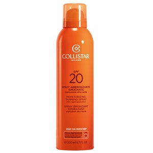 Collistar Sun Tan Moisturizing Tanning Spray Ultra-Rapid Application SPF20 200ml