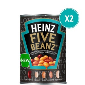 Heinz Five Beans in Tomato Sauce 2x415g